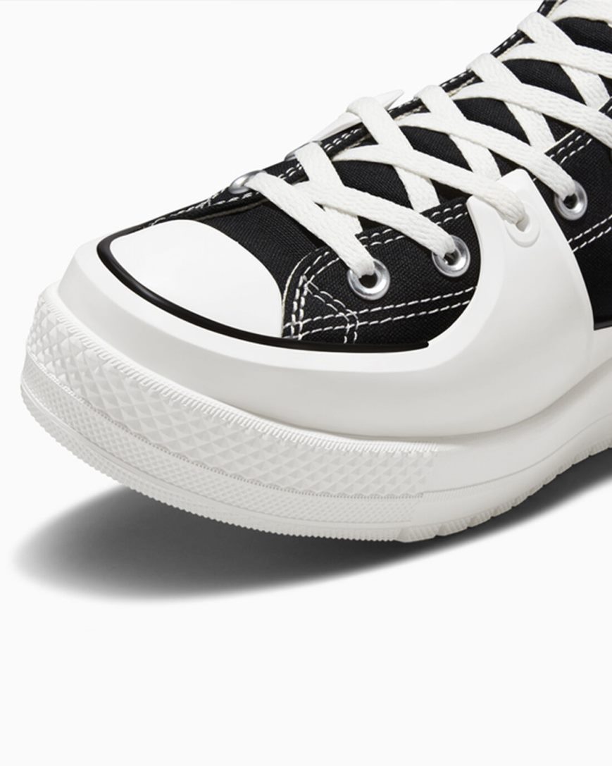 Dámské Boty Vysoké Converse Chuck Taylor All Star Construct Černé Bílé | CZ XQTC41